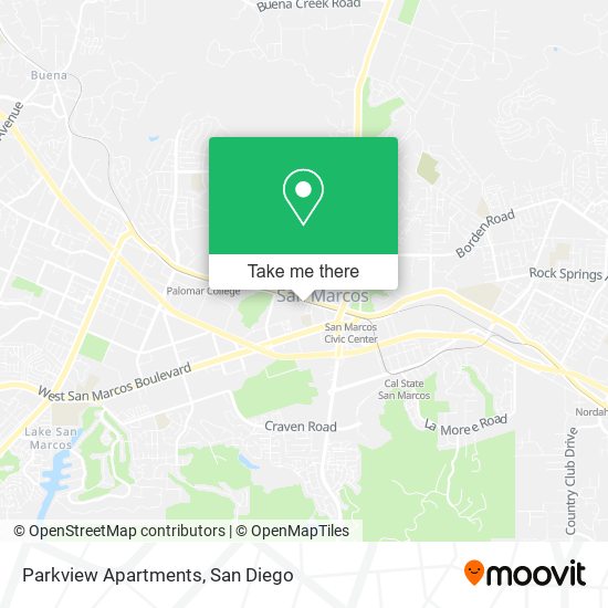 Mapa de Parkview Apartments