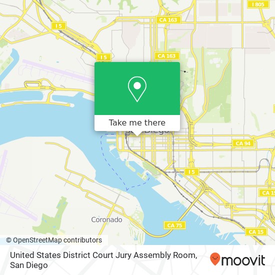 United States District Court Jury Assembly Room map