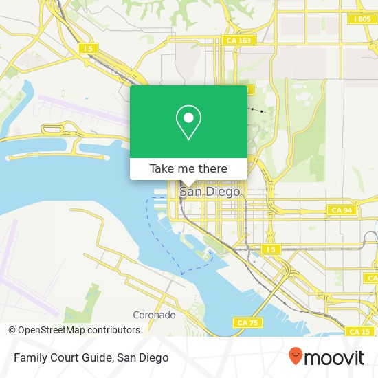 Family Court Guide map