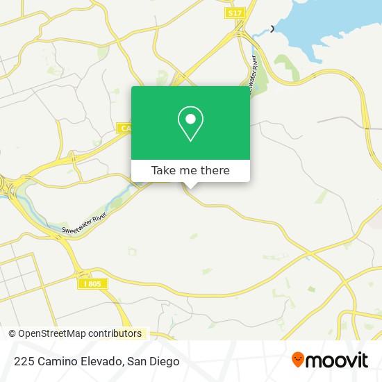 225 Camino Elevado map