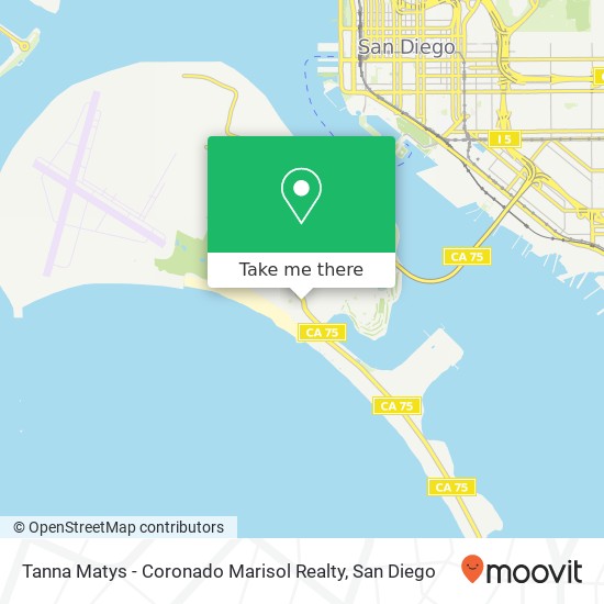 Tanna Matys - Coronado Marisol Realty map