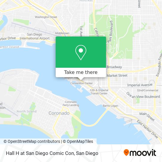 Hall H at San Diego Comic Con map