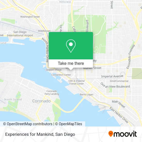 Mapa de Experiences for Mankind