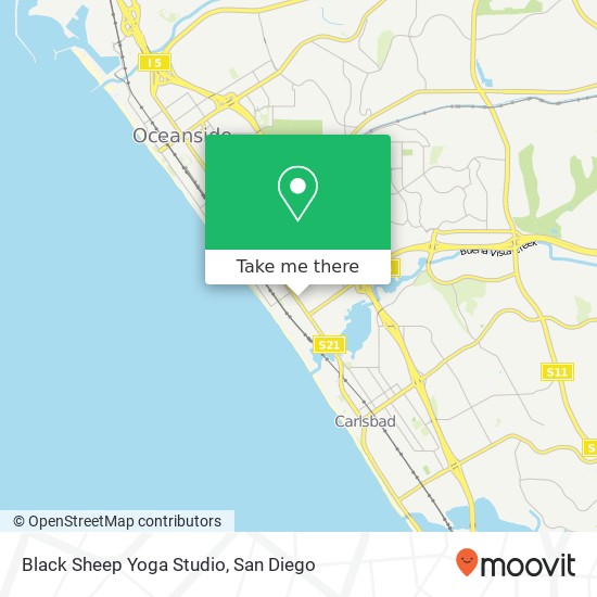 Mapa de Black Sheep Yoga Studio
