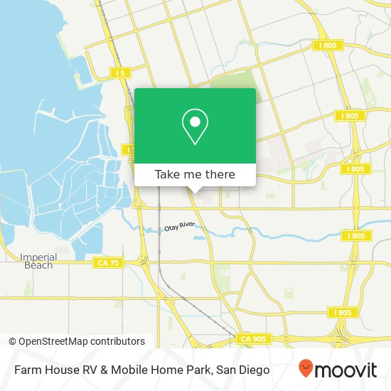 Farm House RV & Mobile Home Park map