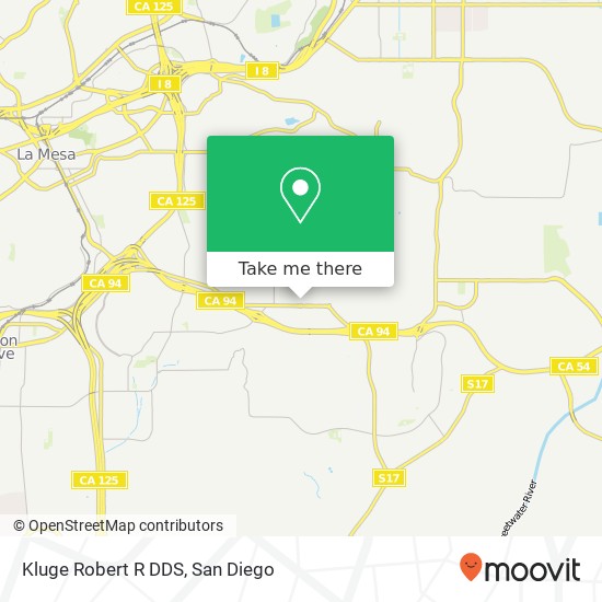 Mapa de Kluge Robert R DDS