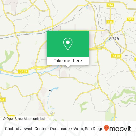 Chabad Jewish Center - Oceanside / Vista map