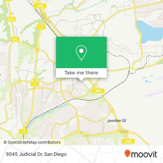 Mapa de 9045 Judicial Dr