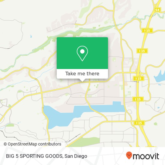 BIG 5 SPORTING GOODS map