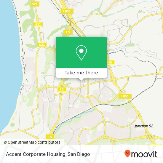 Mapa de Accent Corporate Housing