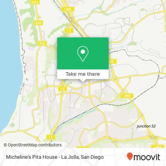 Micheline's Pita House - La Jolla map