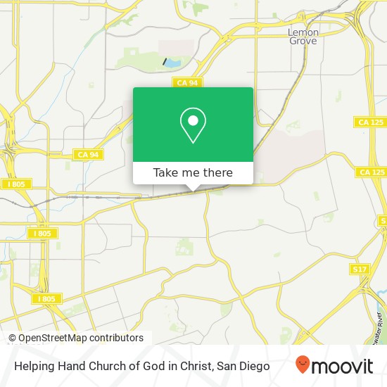 Mapa de Helping Hand Church of God in Christ