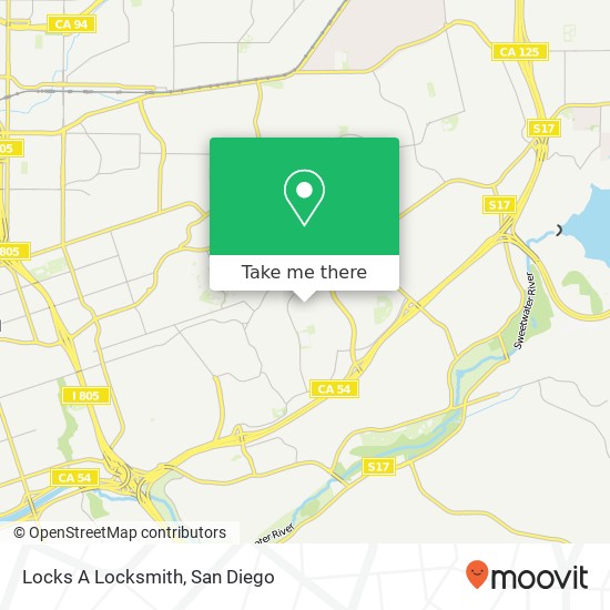 Mapa de Locks A Locksmith