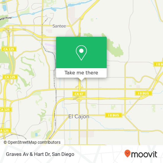 Graves Av & Hart Dr map