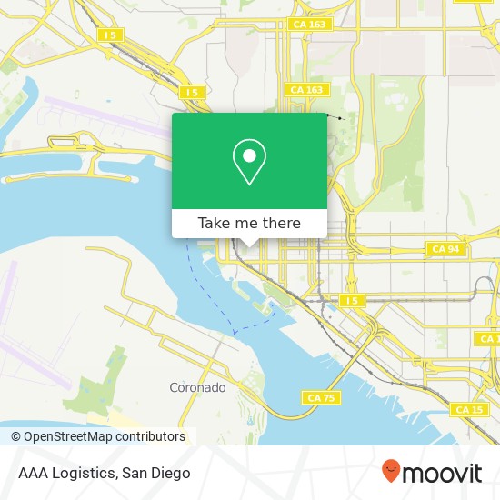 AAA Logistics map