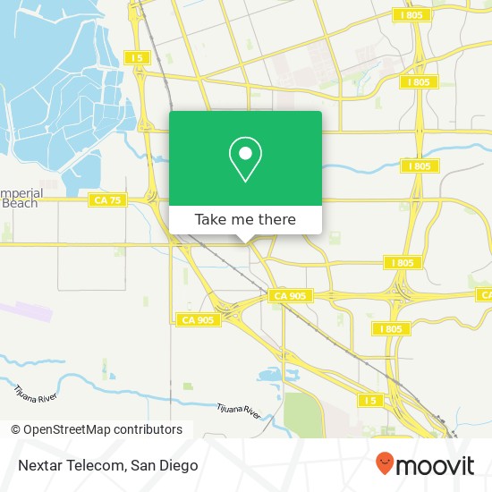 Nextar Telecom map