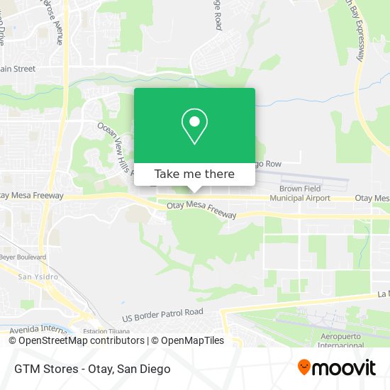 GTM Stores - Otay map