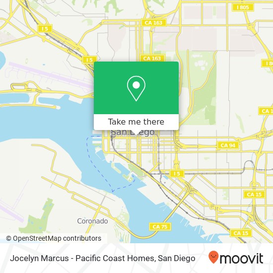 Mapa de Jocelyn Marcus - Pacific Coast Homes