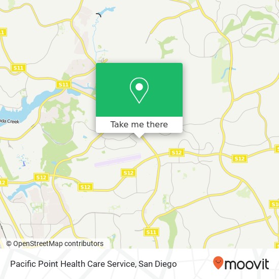 Pacific Point Health Care Service map