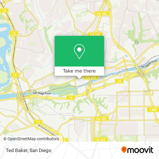 Ted Baker map