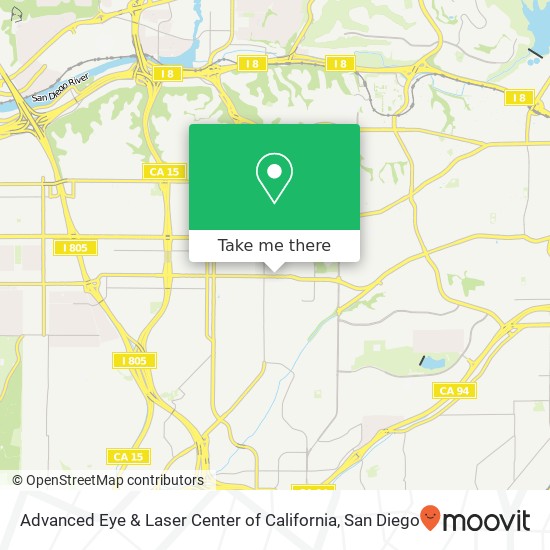 Advanced Eye & Laser Center of California map