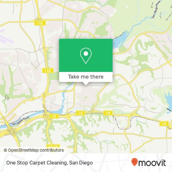 One Stop Carpet Cleaning map