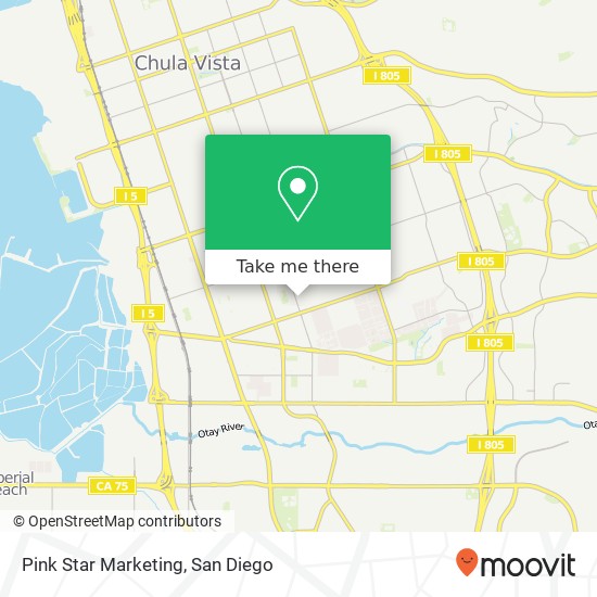 Pink Star Marketing map