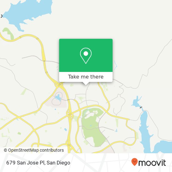 Mapa de 679 San Jose Pl
