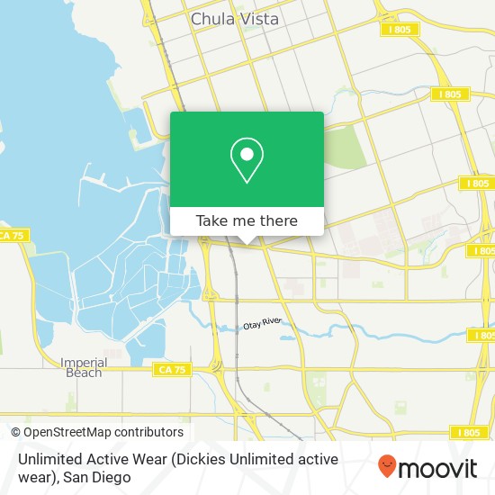 Mapa de Unlimited Active Wear (Dickies Unlimited active wear)