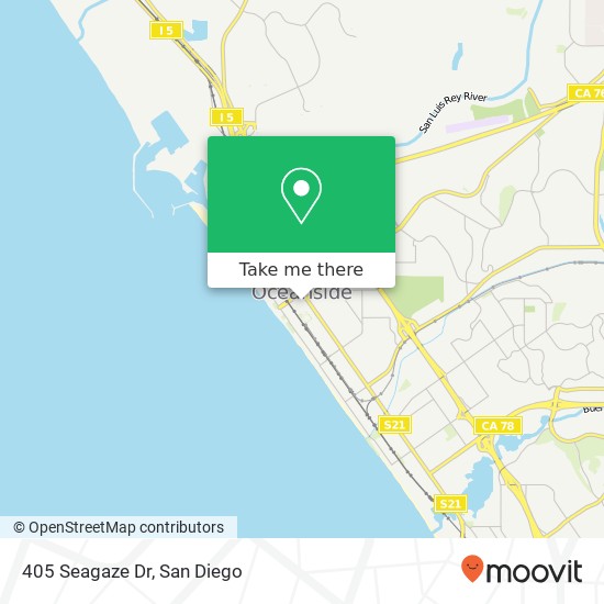 405 Seagaze Dr map