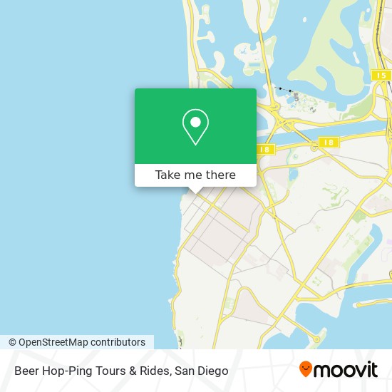 Mapa de Beer Hop-Ping Tours & Rides