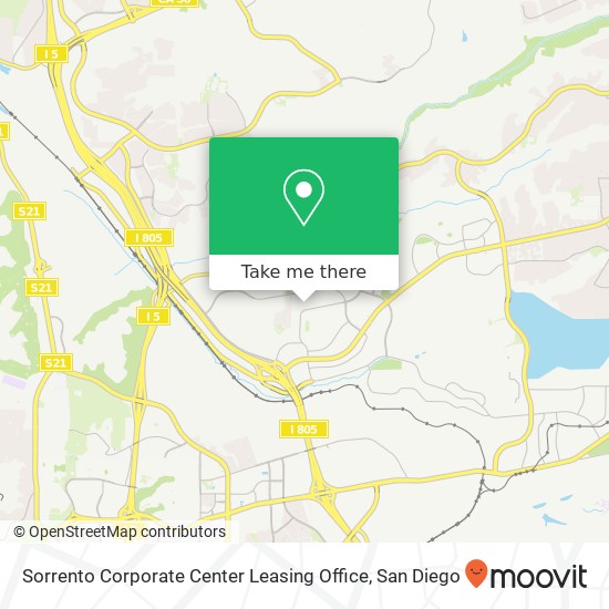 Sorrento Corporate Center Leasing Office map