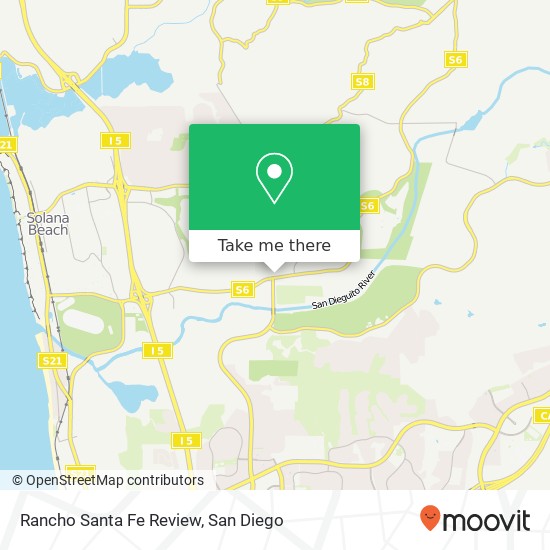 Rancho Santa Fe Review map
