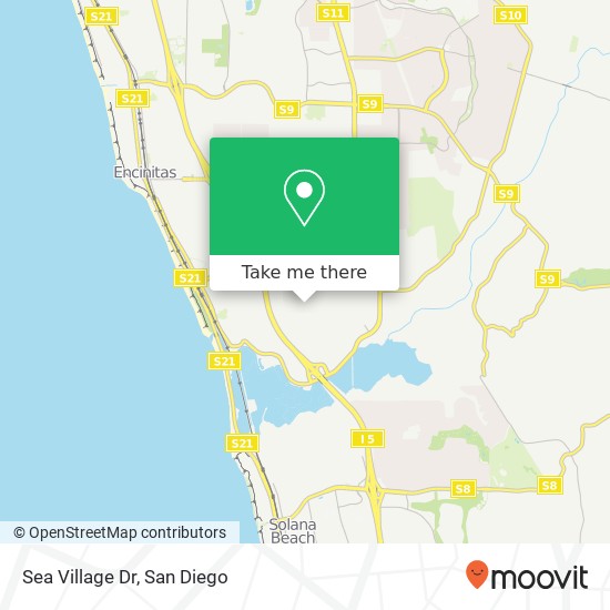 Sea Village Dr map