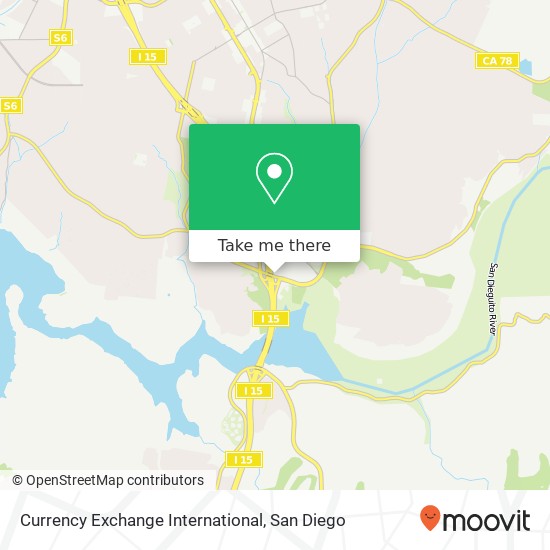 Mapa de Currency Exchange International