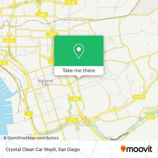 Crystal Clean Car Wash map