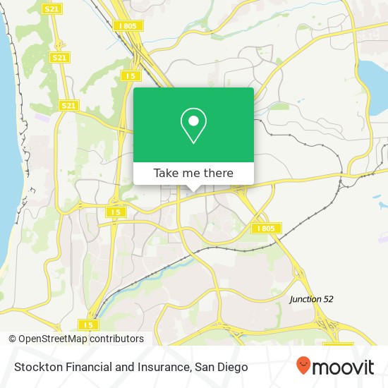 Stockton Financial and Insurance map