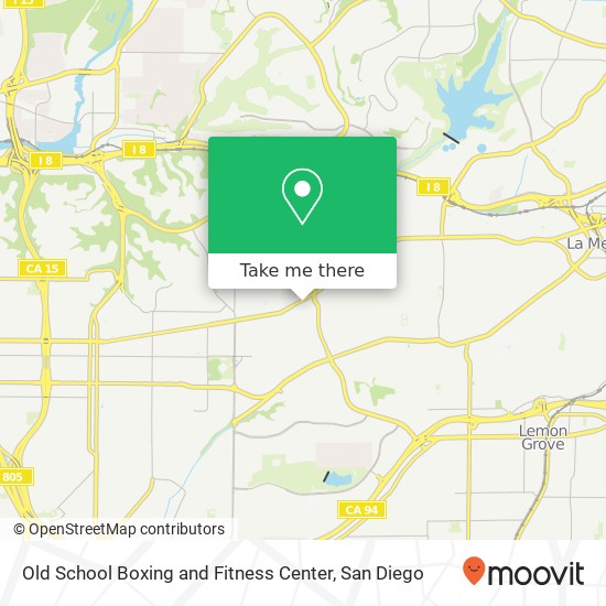 Mapa de Old School Boxing and Fitness Center