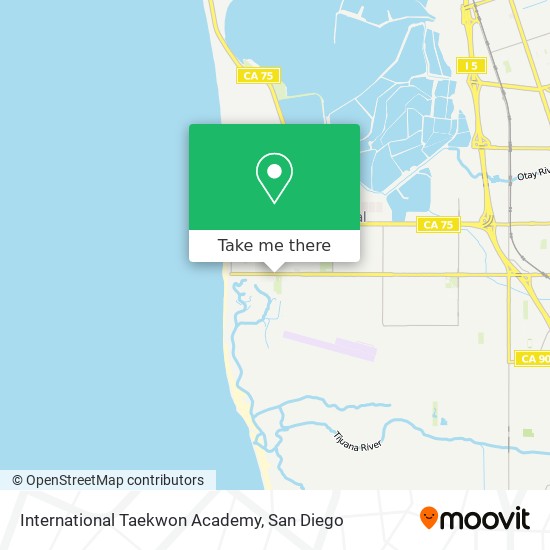 Mapa de International Taekwon Academy