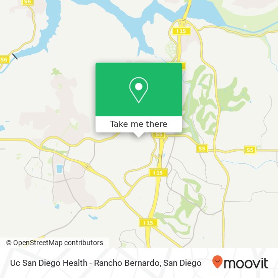 Uc San Diego Health - Rancho Bernardo map