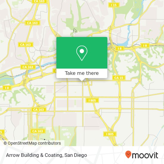 Mapa de Arrow Building & Coating