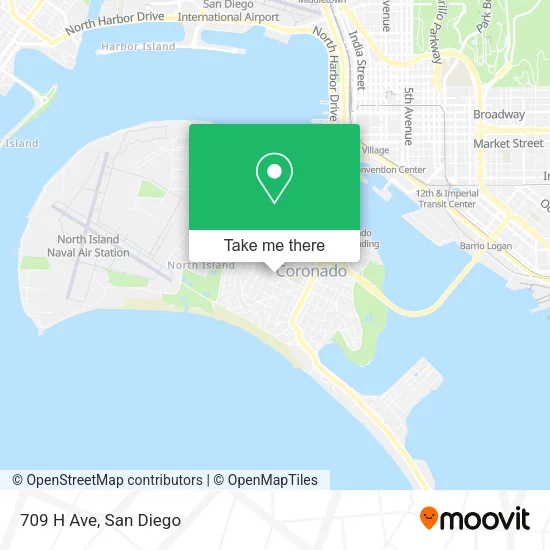 Mapa de 709 H Ave