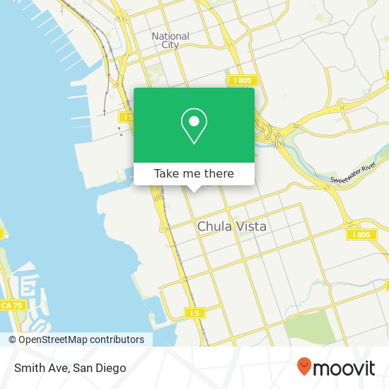 Mapa de Smith Ave