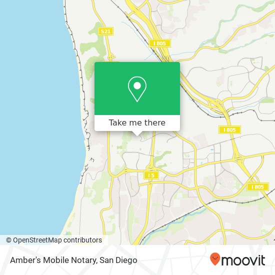 Mapa de Amber's Mobile Notary