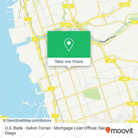 U.S. Bank - Kelvin Torres - Mortgage Loan Officer map
