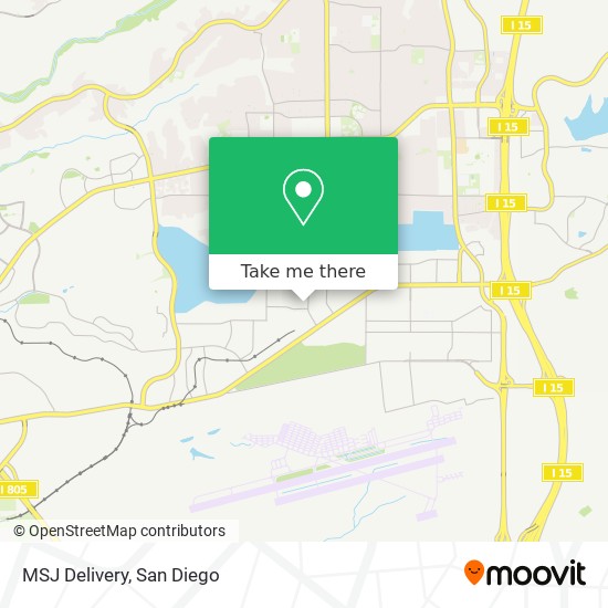 MSJ Delivery map