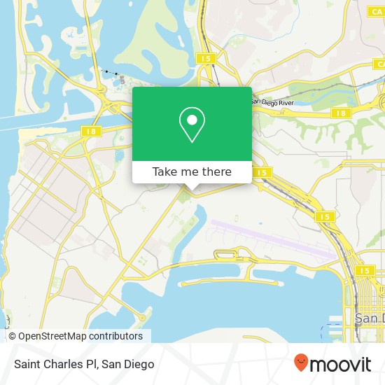 Mapa de Saint Charles Pl