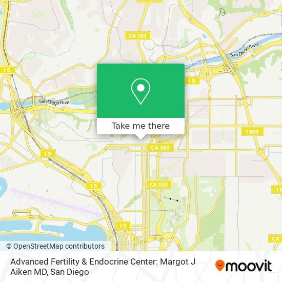 Advanced Fertility & Endocrine Center: Margot J Aiken MD map