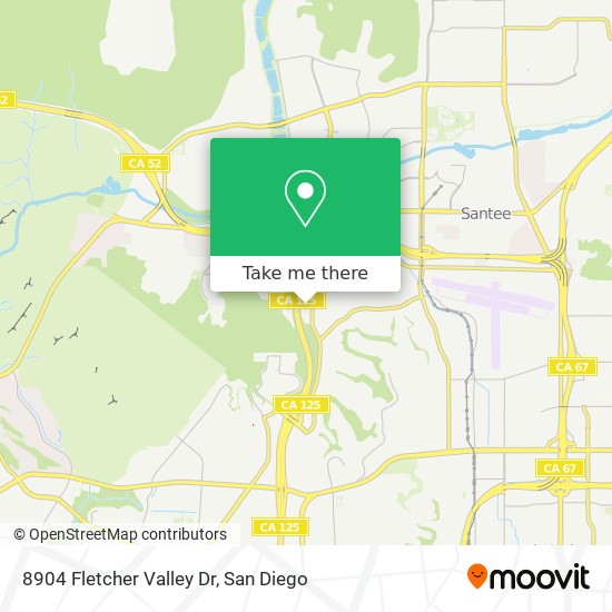 8904 Fletcher Valley Dr map