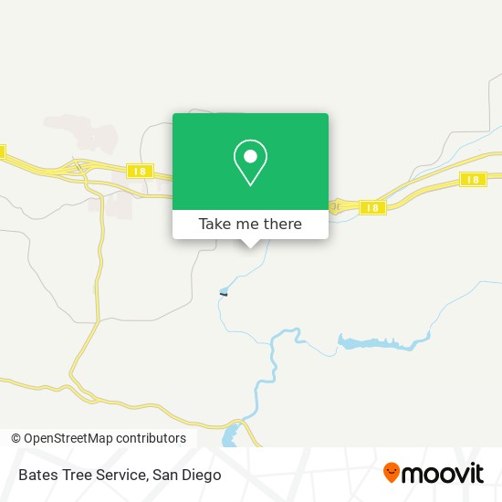 Bates Tree Service map